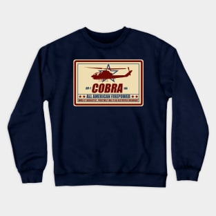 AH-1 Cobra Gunship Crewneck Sweatshirt